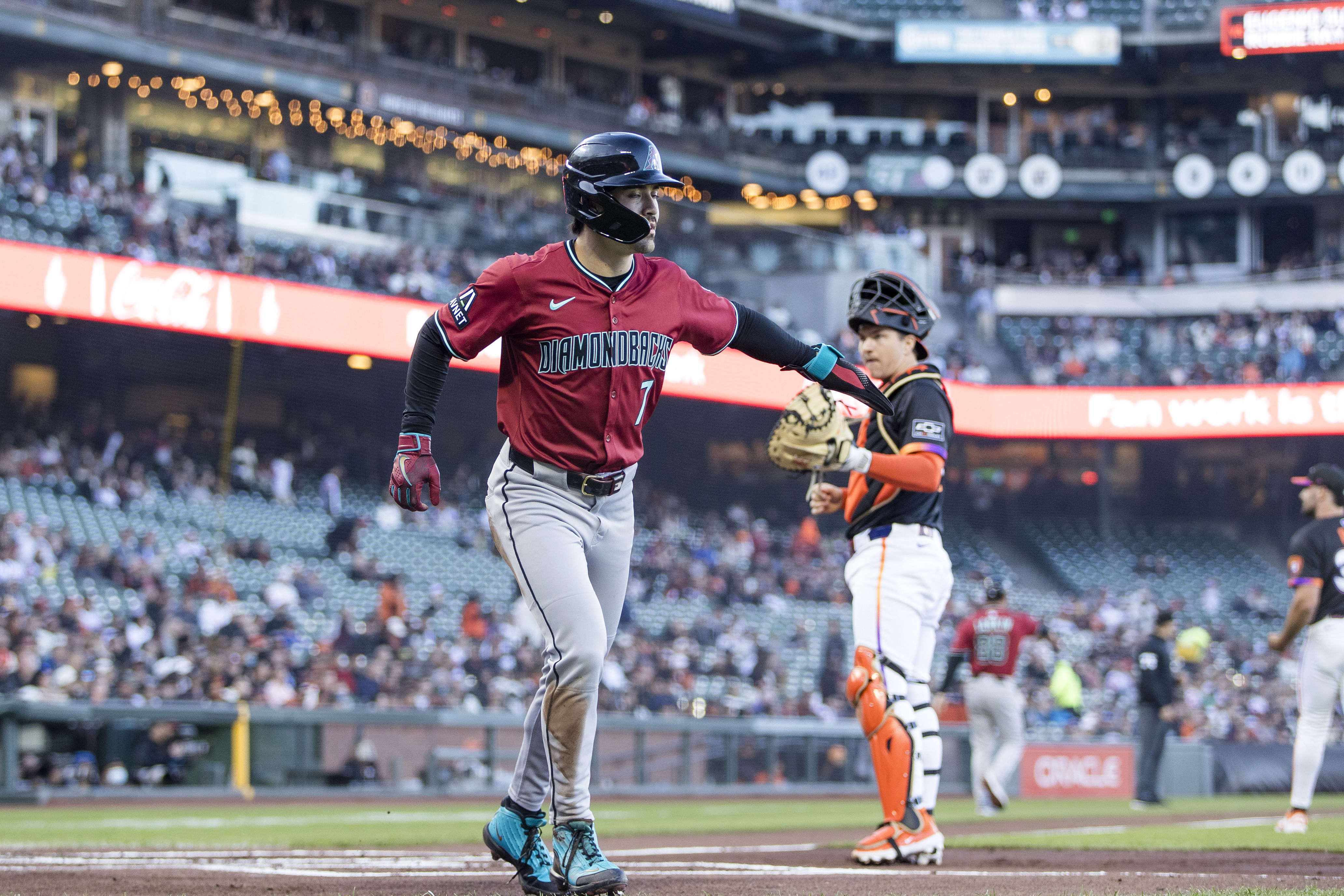 Corbin Carroll stays dangerous at the plate - Source: Imagn
